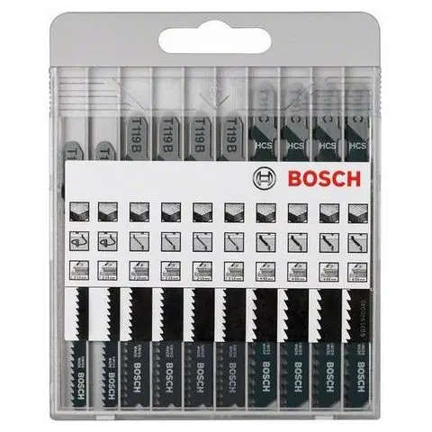 Rabatter Bosch 2607010629 Basic for Wood Sticksågsbladsats